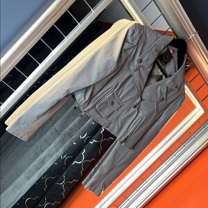 🍎 VINTAGE Y2K GRAIL 🩶 Apple Bottoms Metallic Shimmer Moto Jacket